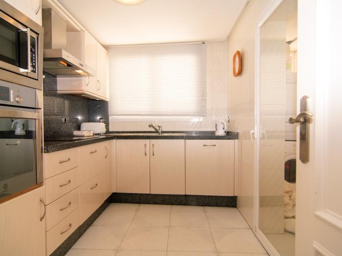Fully equipped kitchen with all appliances