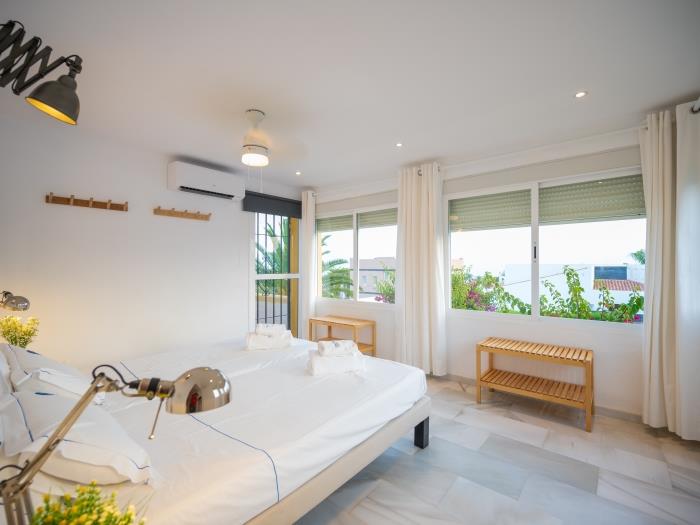 Master bedroom with panoramic sea views