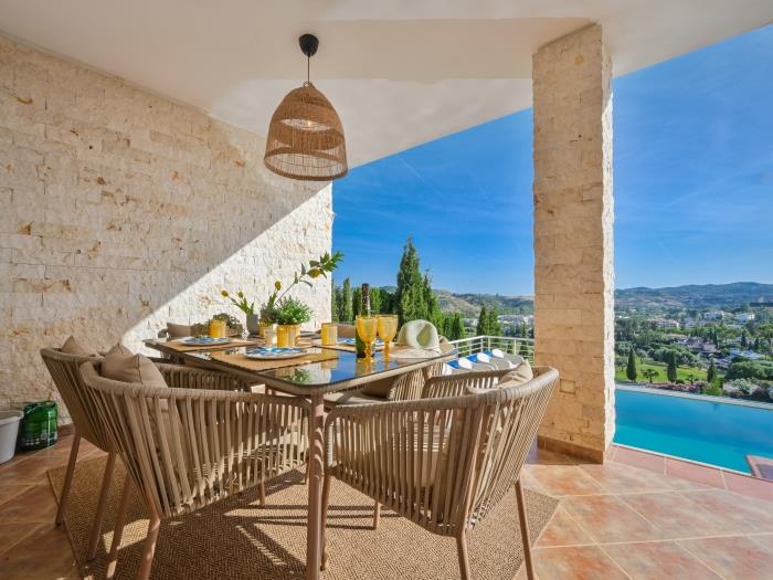 Terrace with beautiful landscape and access to pool